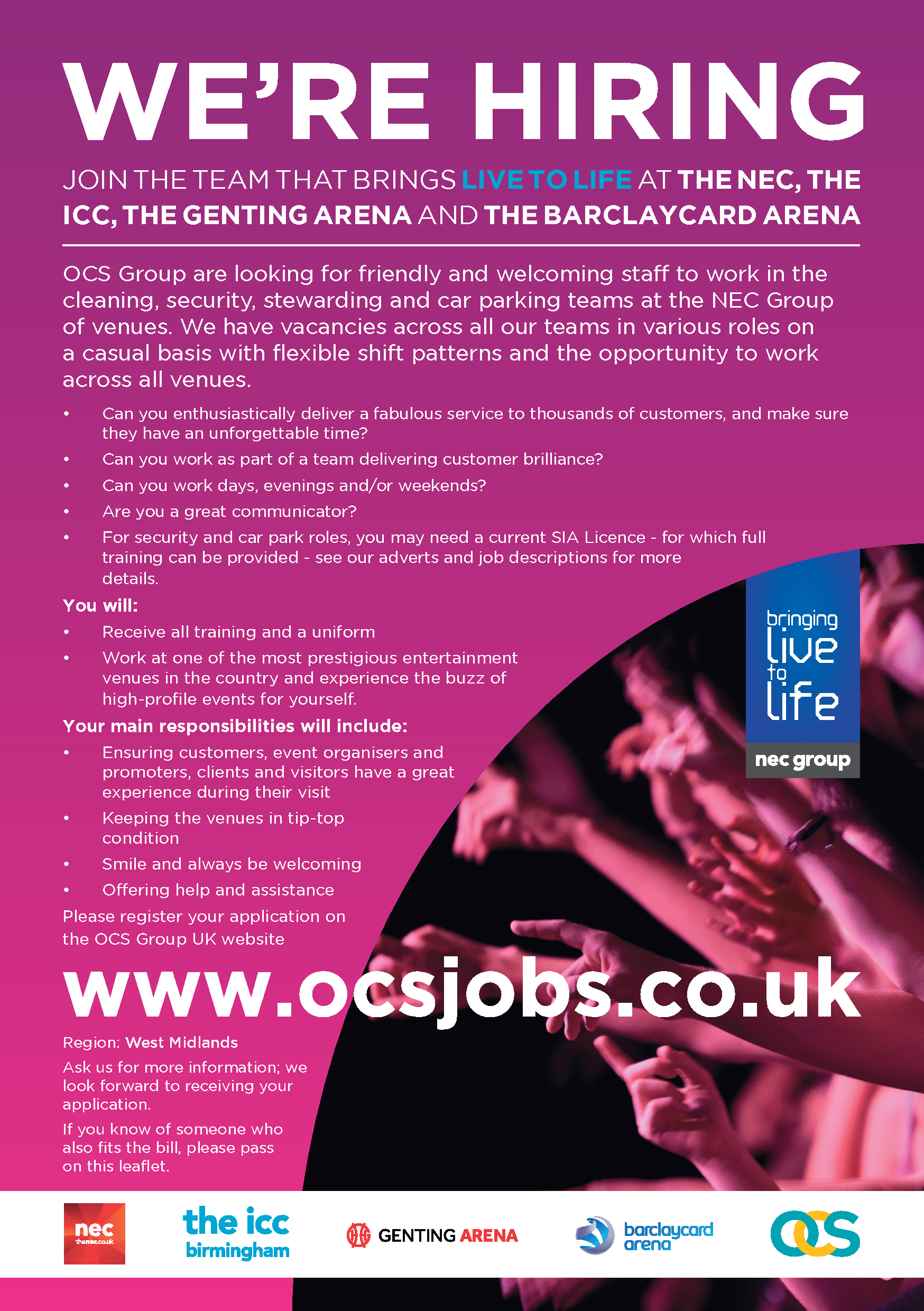 NEC Recruitment