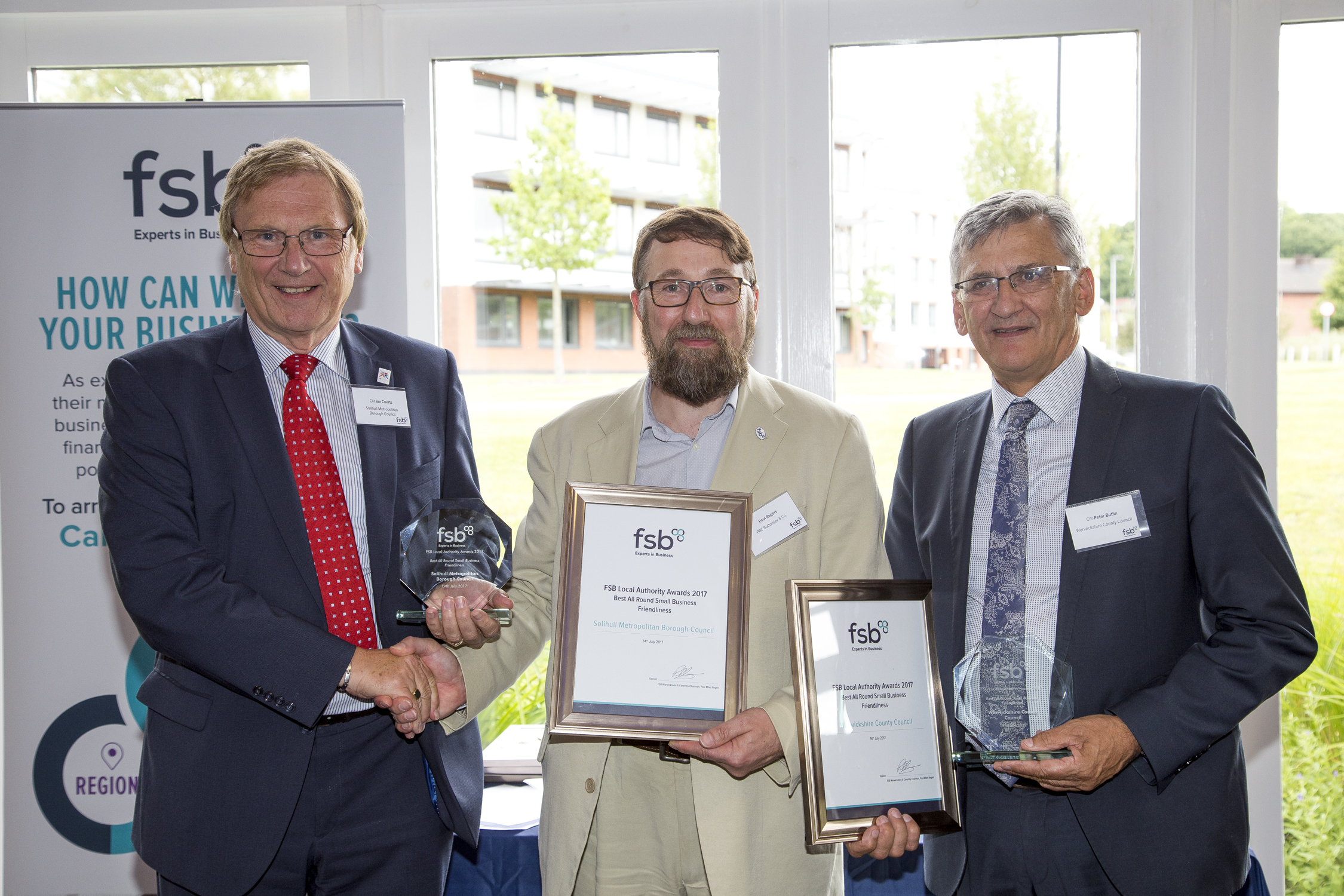 Council gets recognised in awards for small businesses support